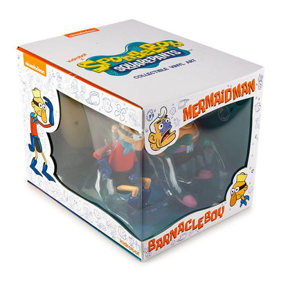 SpongeBob SquarePants Mermaid Man and Barnacle Boy Art Figure by Kidrobot