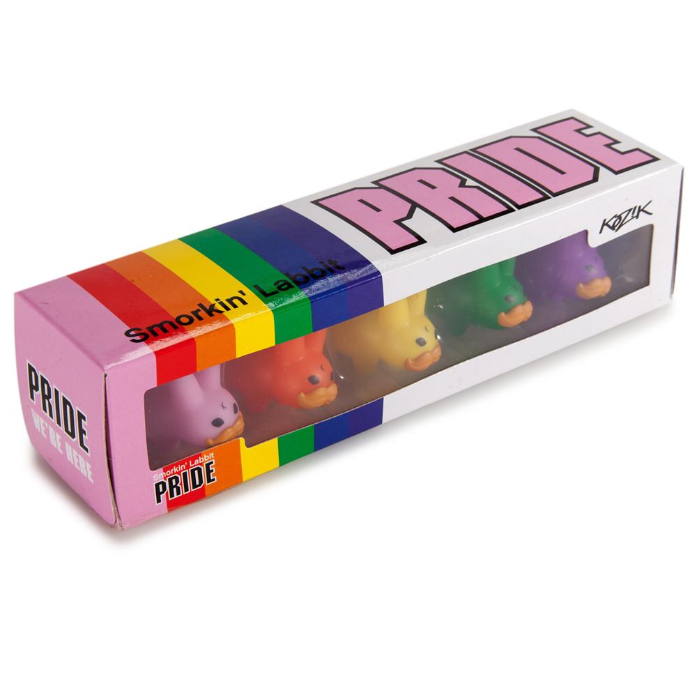 PRIDE 'Stache Labbit Art Toy 5-Pack