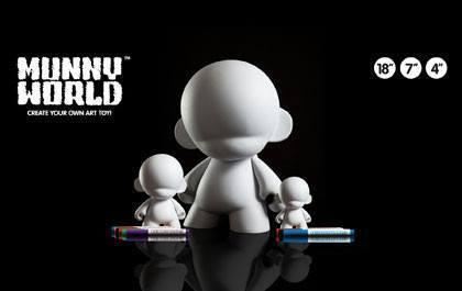 MUNNYWORLD 18" Mega MUNNY Blank Art Toy by Kidrobot