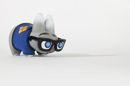 Pipken Preppy Labbit Art Figure - Red Edition