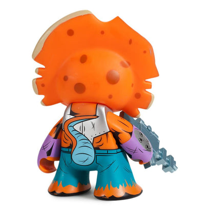 TMNT Triceraton 7" Vinyl Art Figure by Kidrobot - Orange Edition