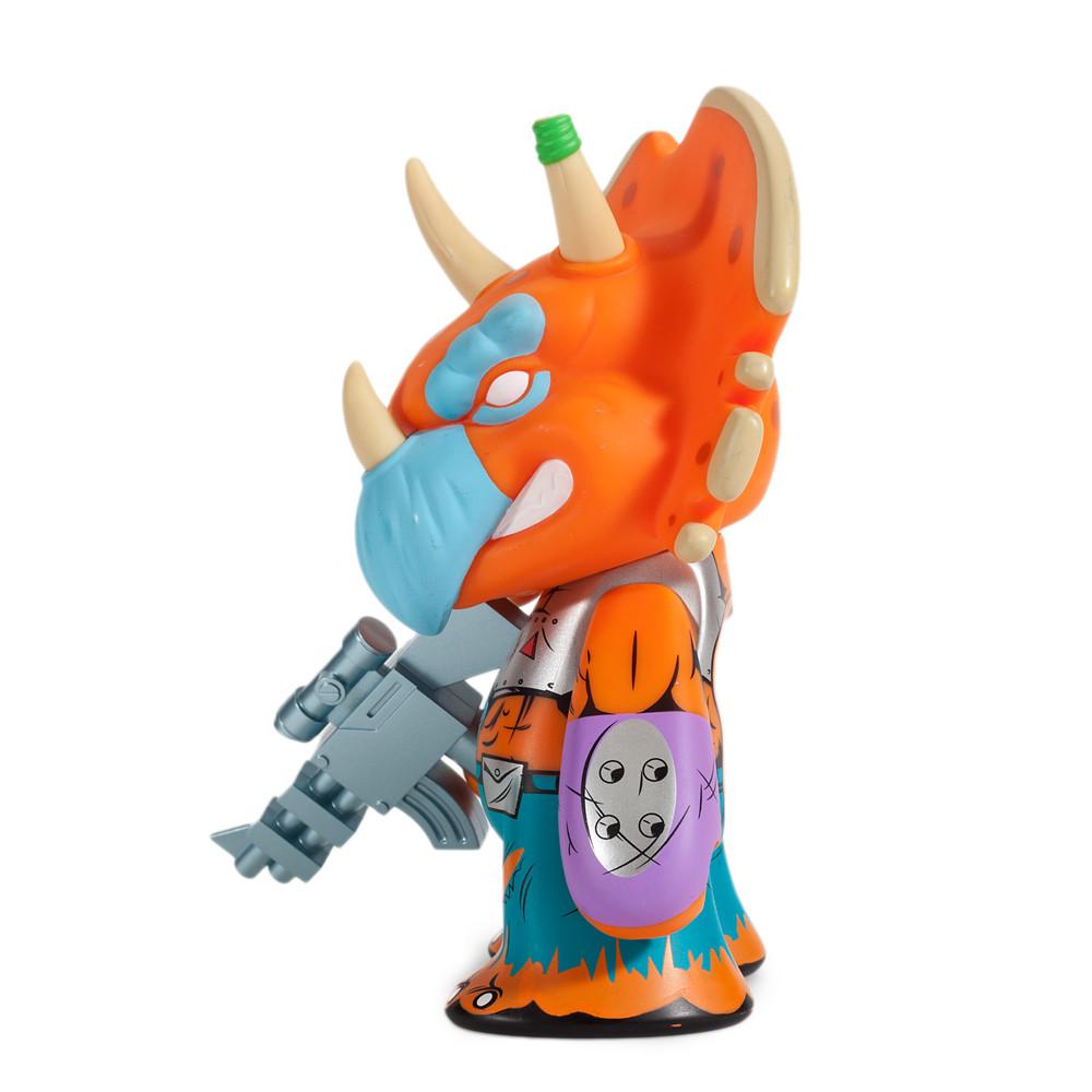 TMNT Triceraton 7" Vinyl Art Figure by Kidrobot - Orange Edition