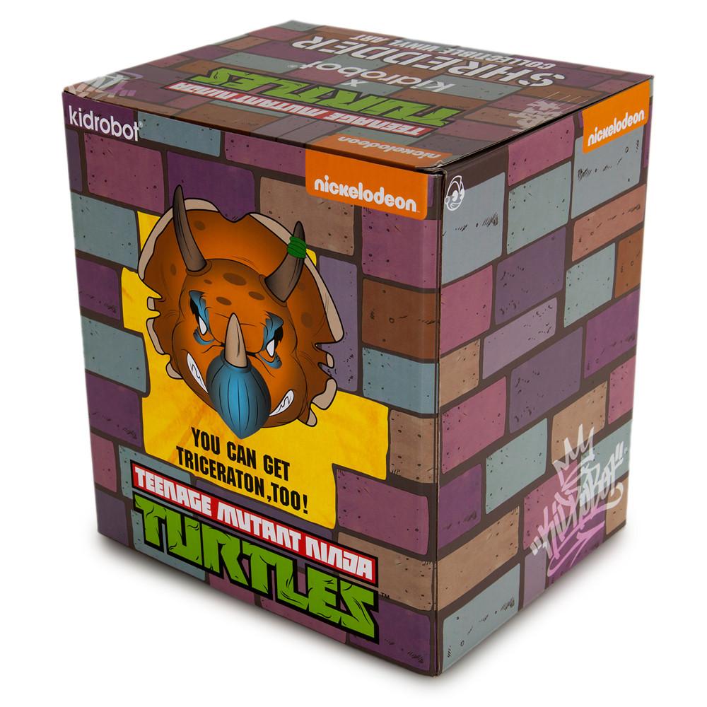 TMNT Triceraton 7" Vinyl Art Figure by Kidrobot - Orange Edition