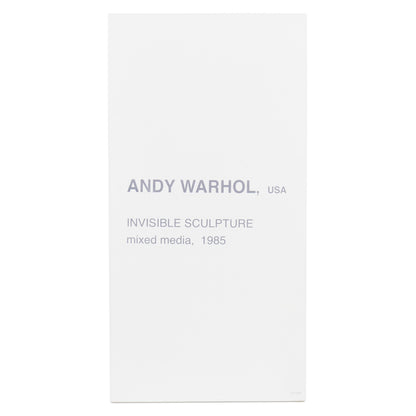 Andy Warhol The Invisible Sculpture
